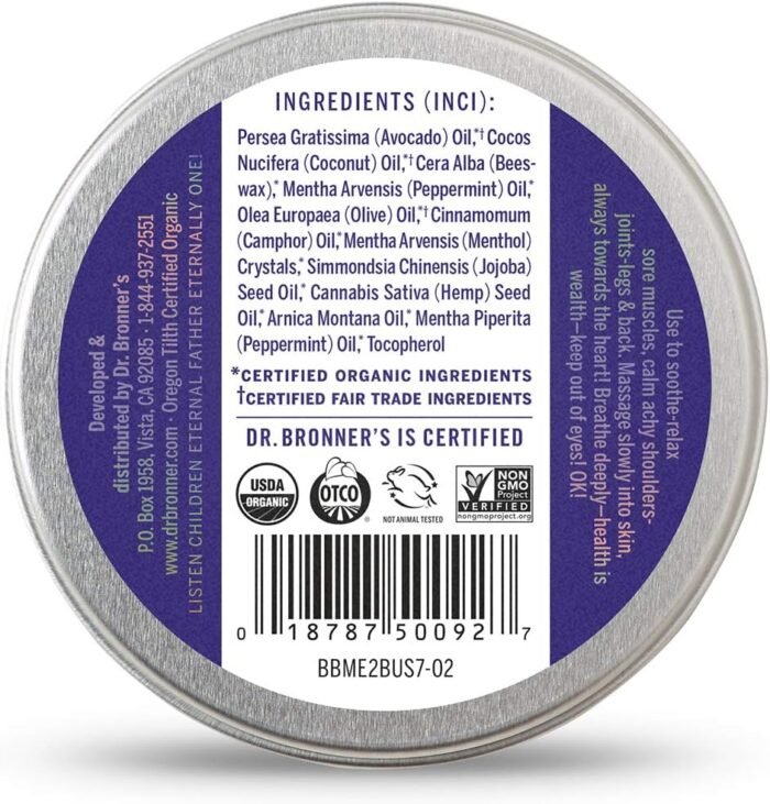 Dr. Bronner's - Organic Magic Balm - Arn - Image 2