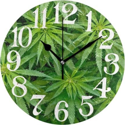Naanle Green Marijuana Leaf Cannabis Wee