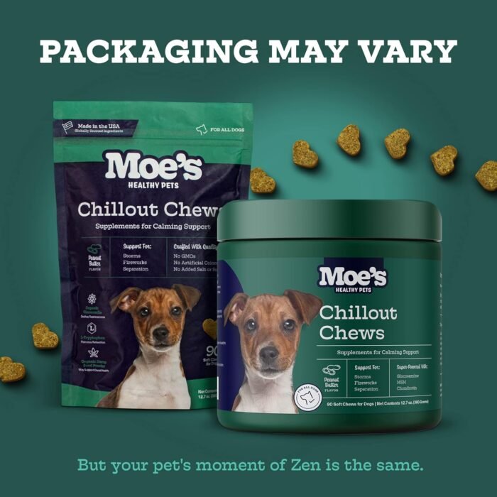 Moe’s Calming Chews for Dogs 90ct – Natu - Image 2