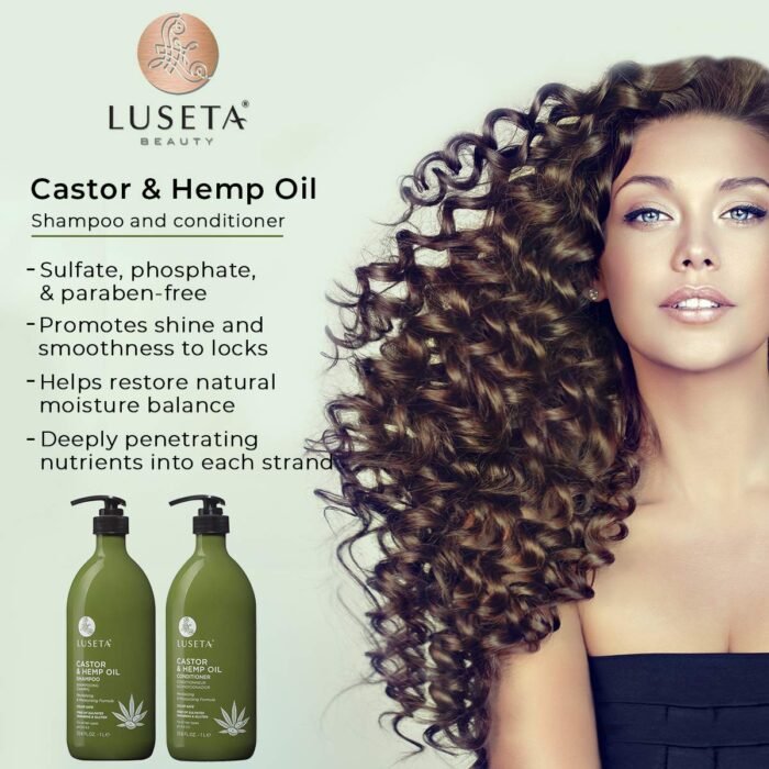 Luseta Castor & Hemp Oil Shampoo for Hai - Image 3