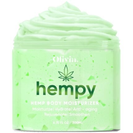 Olivia hemp cream, body moisturizer for