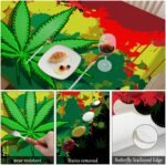 Swono Marijuana Leaf Rectangular Tablecl - Image 6