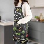 MNIGIU Weed Leaf Apron With Pockets I'll - Image 5