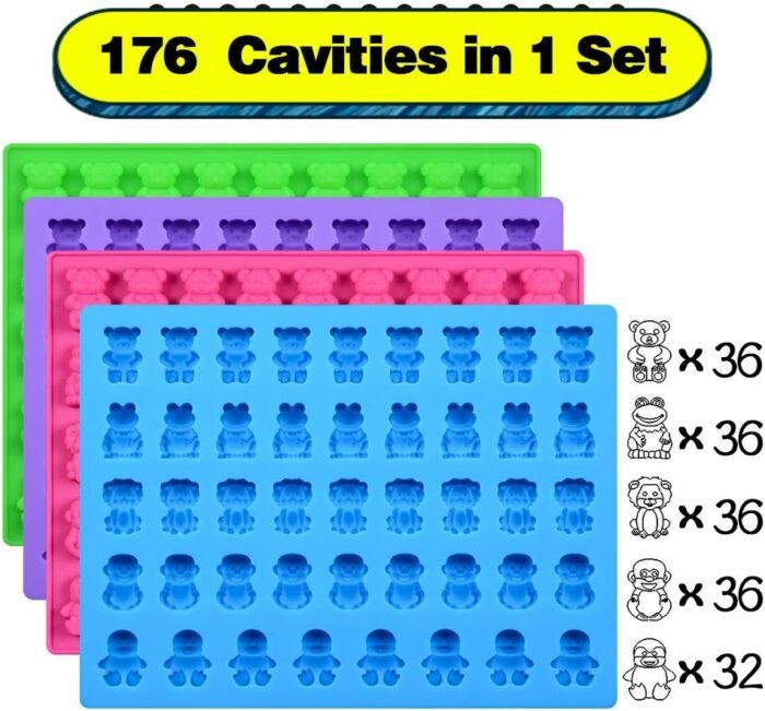 Silicone Candy Gummy Bear Molds - Chocol - Image 3