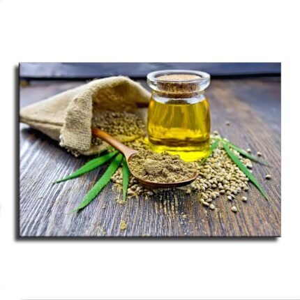 Kitchen Cannabis Seed Oil Gold Condiment