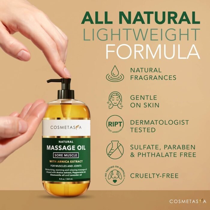 Cosmetasa Sore Muscle Massage Oil - 8.8 - Image 3