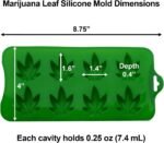 PJ BOLD Marijuana Pot Leaf Silicone Cand - Image 3