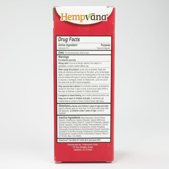 Hempvana Rollerball Lidocaine As Seen on - Image 8
