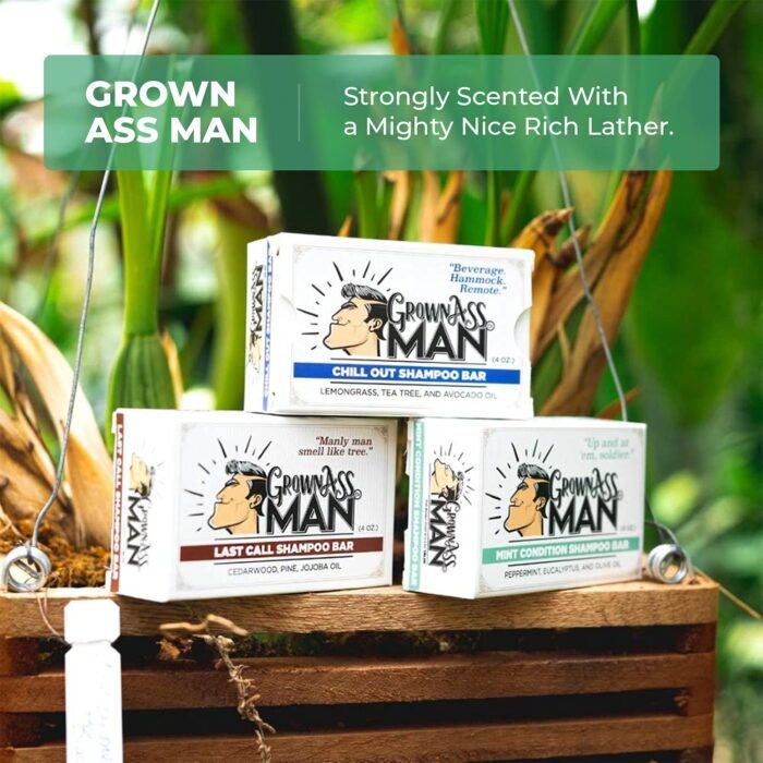 Solid Shampoo Bar Rich Lather 3 in 1: Ha - Image 4