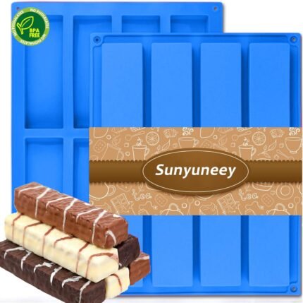 Food-Grade Silicone Chocolate Bar Mold (