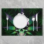 Erosebridal Cannabis Leaves Placemats Gr - Image 2