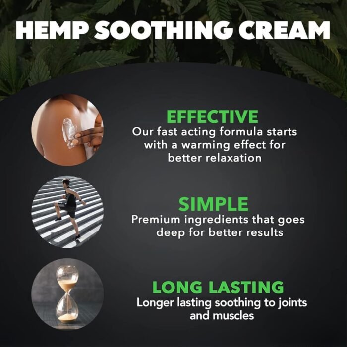 Hemp Cream Maximum Strength (16oz) Hemp - Image 2