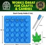 PJ BOLD Marijuana Leaf Gummy Molds Silic - Image 2