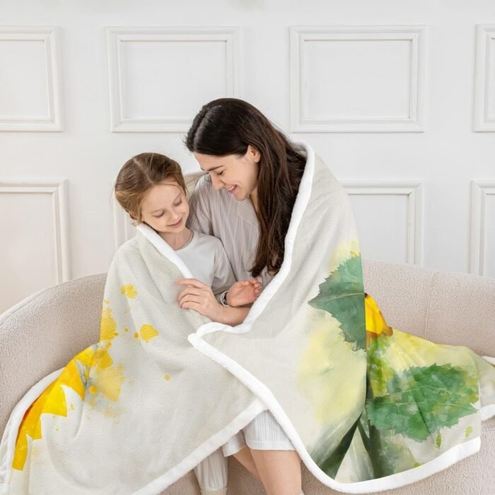 Castle Fairy Yellow Sunflower Plush Thro - Image 3