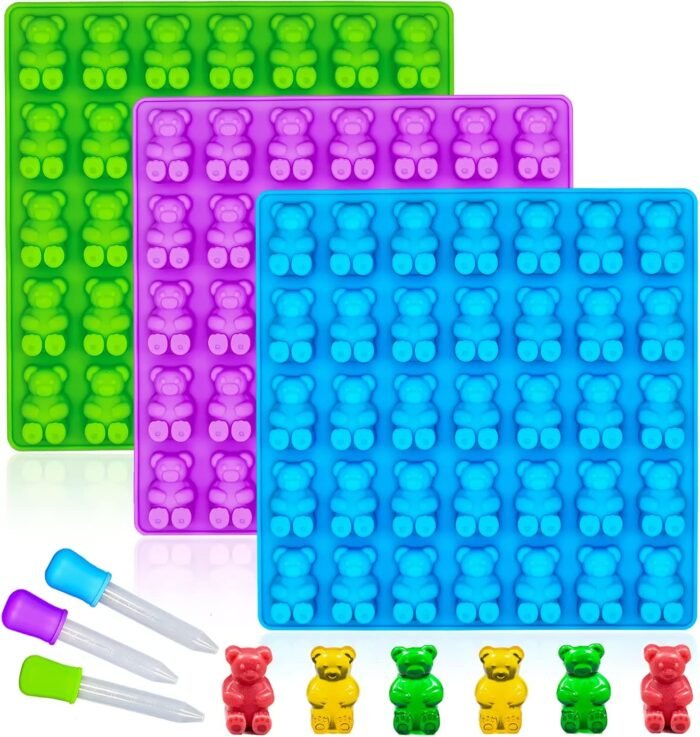 Large Gummy Bear Mold Candy Molds, Non-S - Image 1