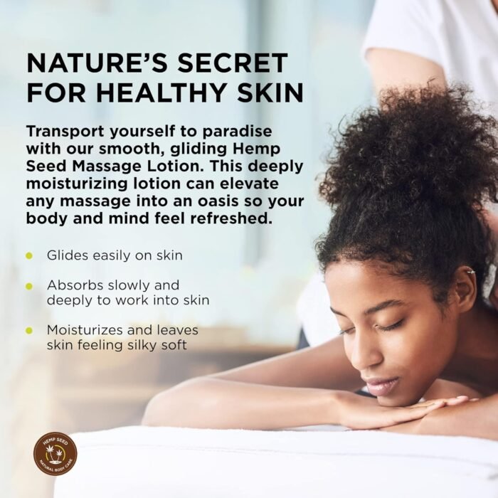 Hemp Seed Massage Lotion, Dreamsicle - 8 - Image 2