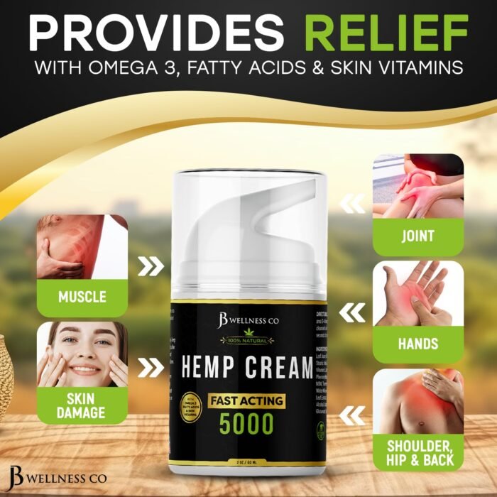 [2-PACK] Premium Hemp Cream -4oz- Hemp E - Image 4