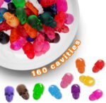 BUSOHA Gummy Skull Candy Molds Silicone, - Image 3