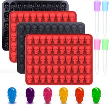 BUSOHA Skull Chocolate Silicone Molds -