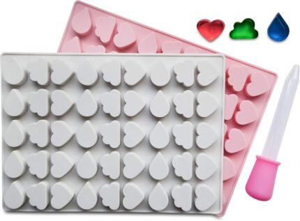 Mini Heart, Cloud & Raindrop Silicone Mo
