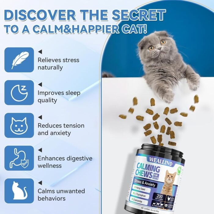 200 PCS Cat Calming Treats, Calming Trea - Image 2