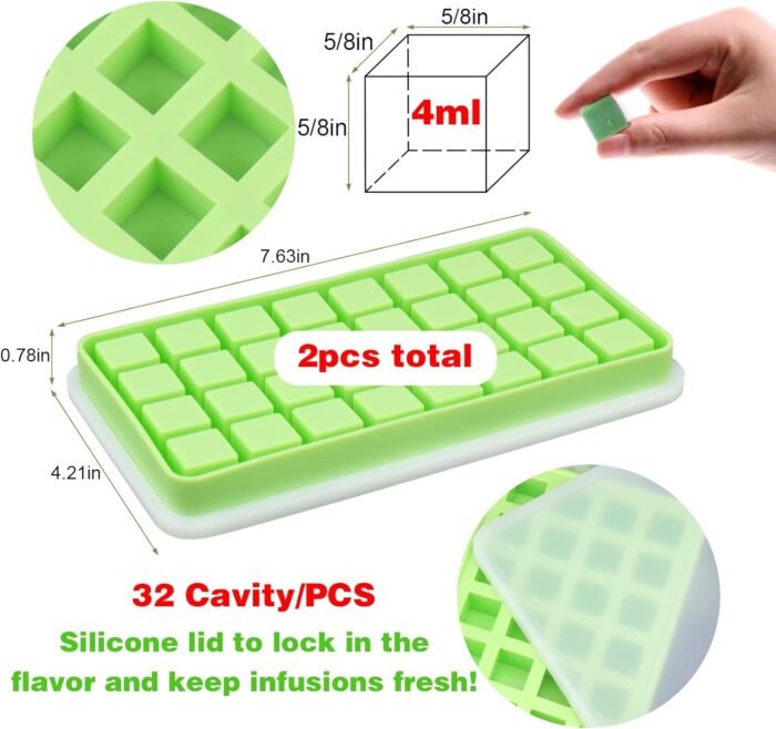 AIERSA 2Pcs Silicone Molds for Herb-Infu - Image 2