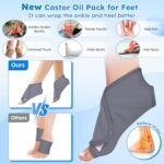 Castor Oil Pack Wrap,10 pcs Reusable Org - Image 4
