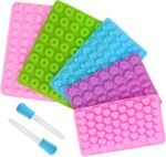 5PCS Mini Gummy Silicone Molds with 2 Dr