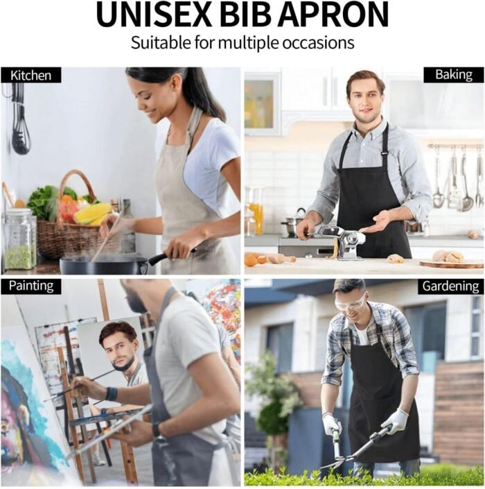 Golden Cannabis - Apron, with 2 Pockets, - Image 7