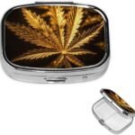Pill Box Small Pill Case 2 Compartment C