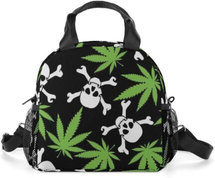 Cannabis Skull All Print Insulated Lunch