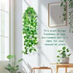 Fake Hanging Plant with Pot, Artificial - Image 4