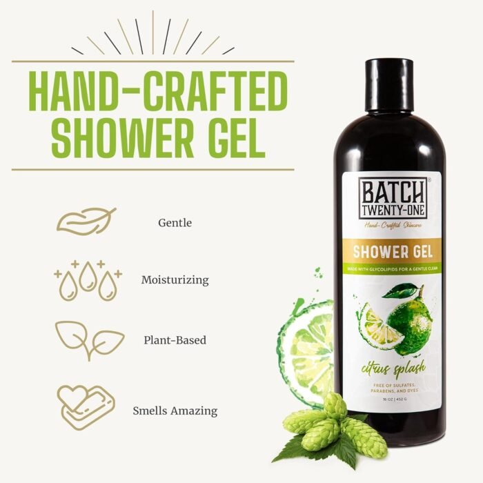 Natural Body Wash for Men and Women Citr - Image 2