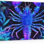 Erosebridal Lobster Large Canvas Wall Ar