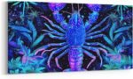 Erosebridal Lobster Large Canvas Wall Ar