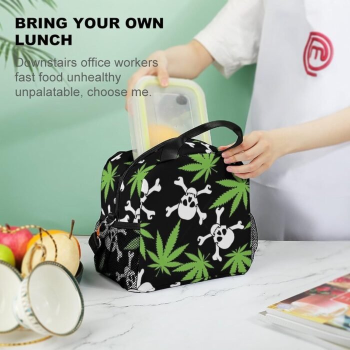 Cannabis Skull All Print Insulated Lunch - Image 8