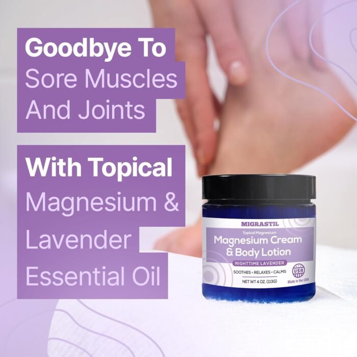 Nighttime Lavender Magnesium Cream & Non - Image 2