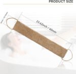 Exfoliating Hemp Back Scrubber with Hand - Image 5