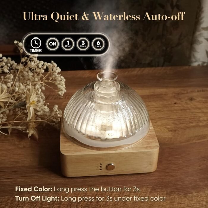 Glass Dome Essential Oil Diffuser with G - Image 5