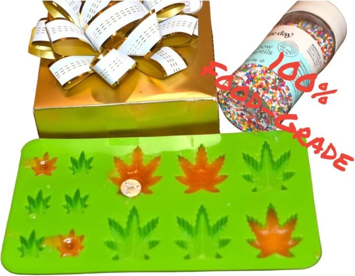 Silicone Marijuana Leaf Chocolate Mold a - Image 2