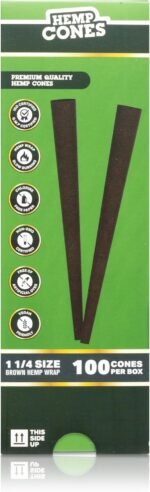 1 ¼ Size Pre-Rolled Cones | 100 Pack | N - Image 2