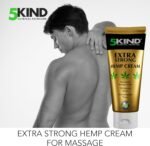 5kind Extra Strong Hemp Cream 3.4 fl oz- - Image 4