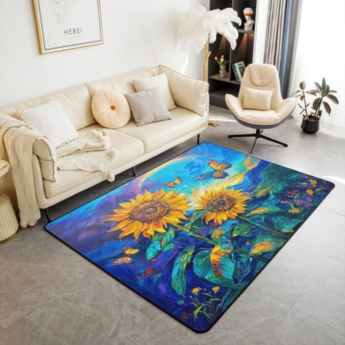 Homewish Oil Painting Style Sunflowers A - Image 1