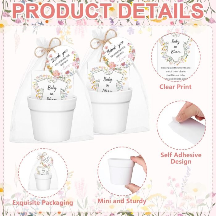 36 Sets Baby in Bloom Seed Packets Bulk - Image 3