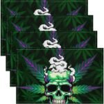 Erosebridal Cannabis Leaves Placemats Gr