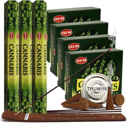 TRUMIRI Cannabis Incense Sticks and Cone