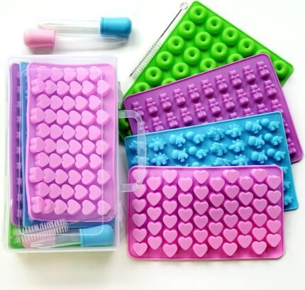 HKNMTT Gummy Bear Molds Silicone with St