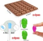 Juome Gummy Skull Molds Silicone, 4 Pack - Image 3