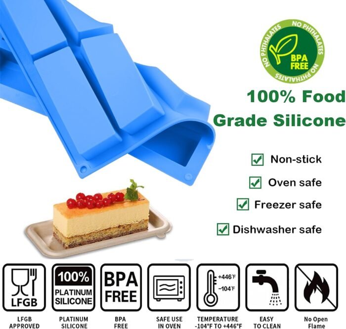 Food-Grade Silicone Chocolate Bar Mold ( - Image 2