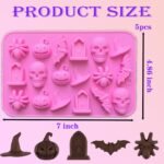 Halloween Chocolate Silicone Mold 5PCS - - Image 2